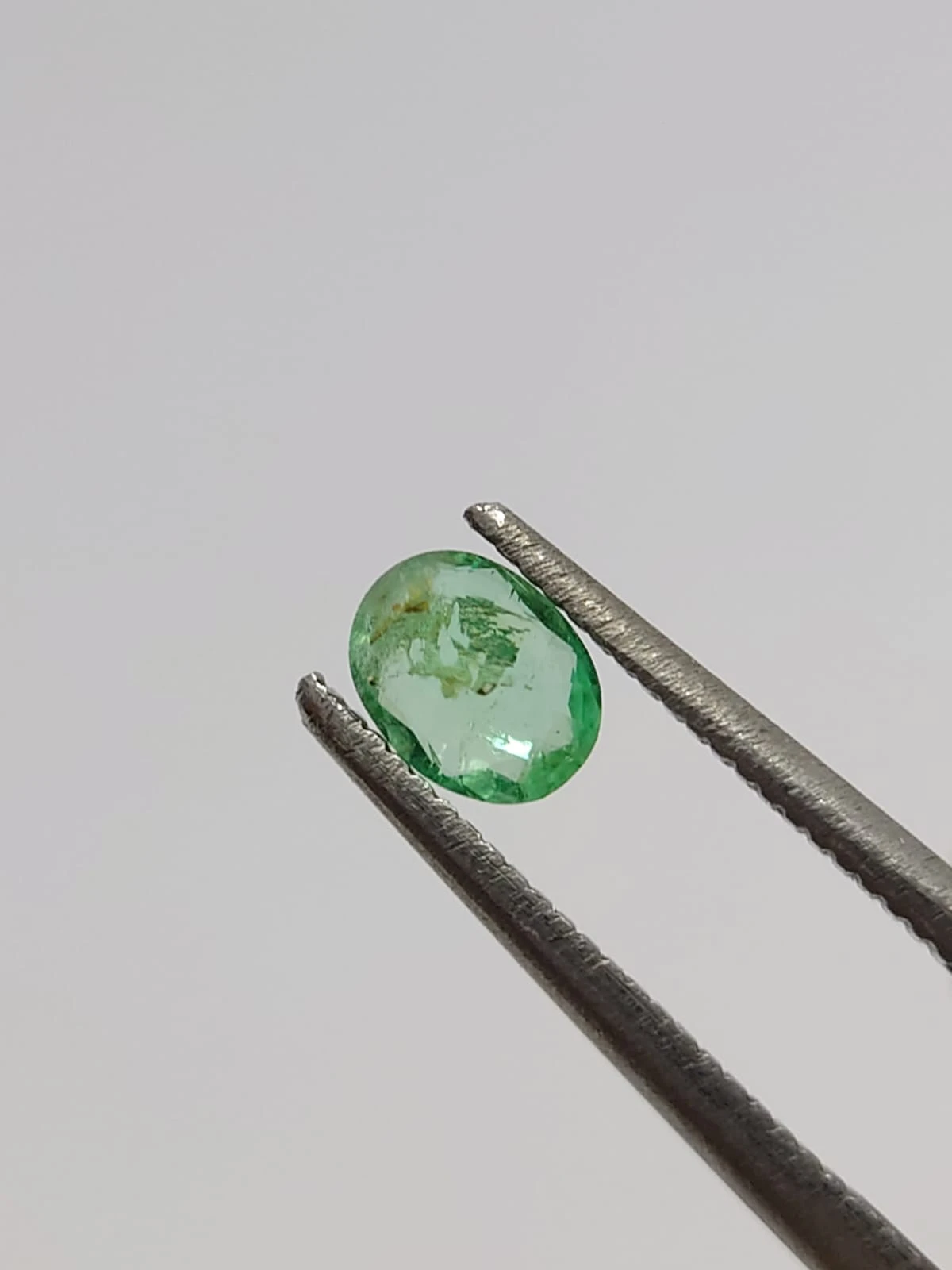 0.29ct Natural Oval Cut Emerald from Panjshir Afghanistan — view 5
